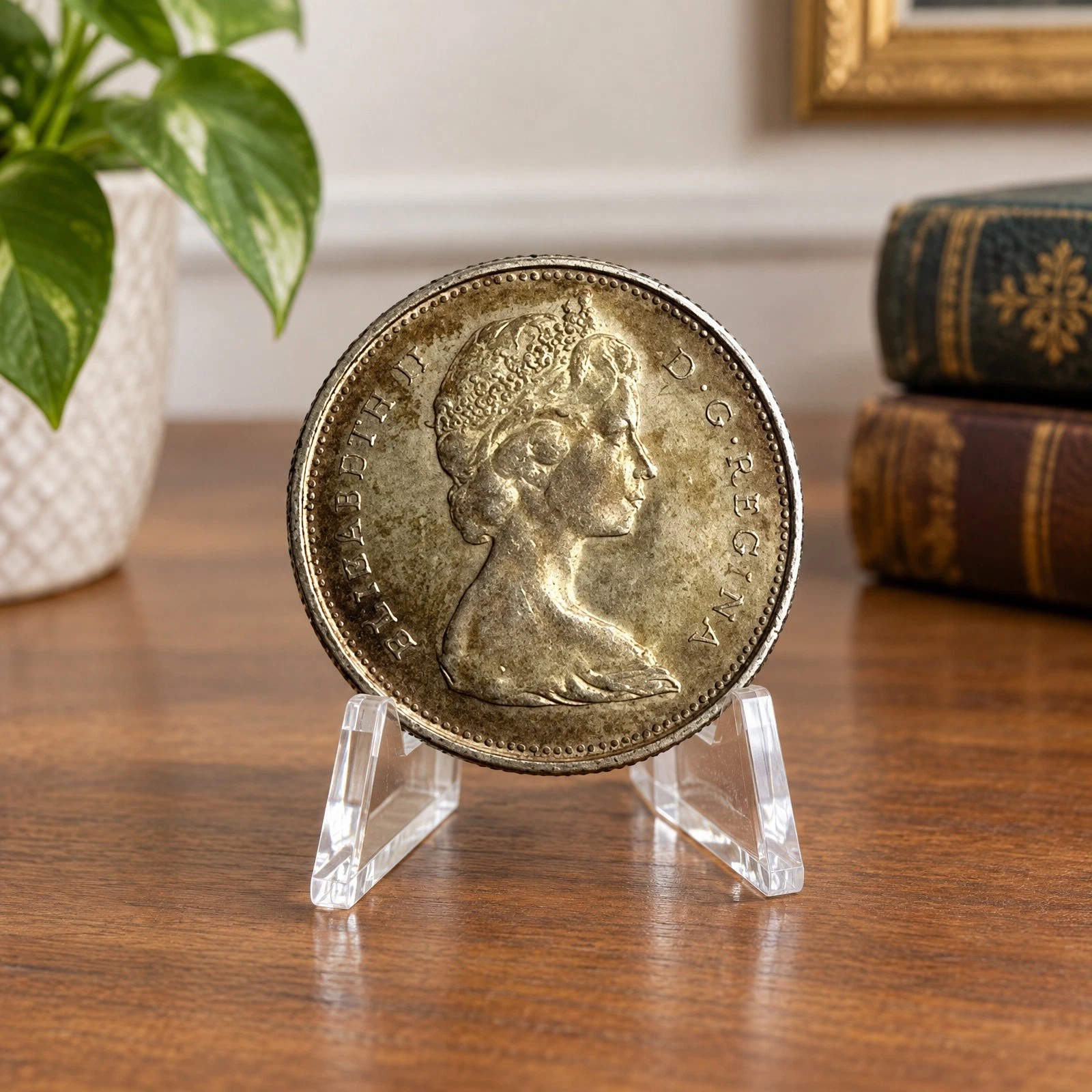 AI-created presentation of the same coin